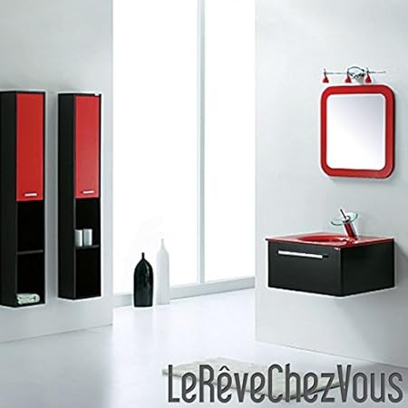 Waschtisch Badezimmer-ENVIA mit Spiegel und 2 Spalten: Amazon.de: Garten