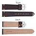 EACHE Leather Watch Bands 22mm For Men Vintage Watch Straps Dark Brown For Women Oil Wax Leather Replacement Watchband