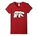 Women's mama bear shirt white Small Cranberry