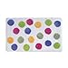 mDesign Soft Acrylic Non-Slip Rectangular Spa Mat Rugs, Plush Water Absorbent, Dotted Design - for Bathroom Vanity, Bathtub/Shower, Machine Washable - 34