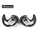 Replacement Silicone Earbuds Ear Buds Tips Eargel Isolation Double Flange for Bose QuietControl 30 QC20 QC20i QC30 Soundsport SIE2 SIE2i IE2 IE3 Wireless Headphones Earphones 3 Pairs S M L (Black)