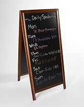 Double-sided Sidewalk Sandwich Board Sign with (2) 20