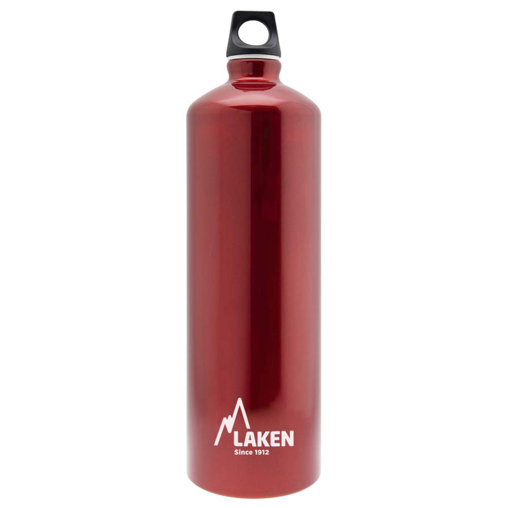 Laken Futura bottle with Screw Cap, Narrow Mouth, 1.5 L, Red