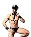 Mens Sexy Police Officier Costume Outfit Brief Cuff Role Play Uniform (5 Piece)