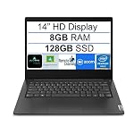 Newest-Lenovo-Ideapad-3-14-HD-Display-Premium-Laptop-Intel-Pentium-Gold-6405U-24-GHz-8GB-DDR4-RAM-128GB-SSD-Bluetooth-50-WebcamWiFi-HDMI-Windows-10-S-Black-AllyFlex-Mouspad