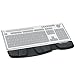 Fellowes Keyboard Palm Support with Microban Protection, Black Leatherette (9182501)