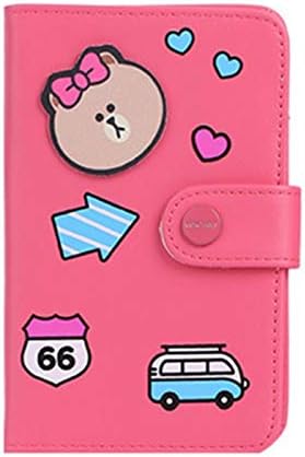 Passport Holder for Women (Rose Red)