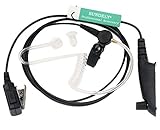 SUNDELY® FBI Style Covert Acoustic Air Tube Headset/Earpiece Mic For Motorola Radio HT750 HT1250 PR860 PRO5150 PRO5350 PTX700 PTX760 PTX780 Multi-pin