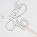 Sliver Glitter Sweet 16 Cake Topper -16th Birthday Cake Topper - Sweet Sixteen Themes Party Decoration Supplies