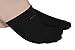 MABUA Black Women Seamless Toe Topper Liner Socks 4 Pairs.