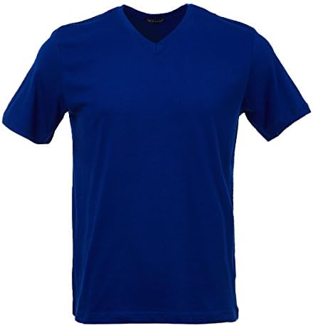 Rich Cotton V neck T shirts 10 colors (4XL, Royal)