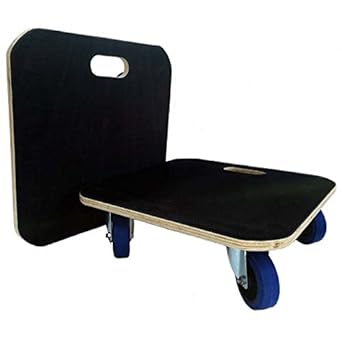 Heavy Duty 59x59cm Skate Dolly Furniture Removal Moving Trolley