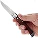 Grand Way Folding Knife - Folding Pocket Knife - EDC Outdoor Large Fold Knives Classic Clip-Point Stainless Steel Blade Wooden Handle - Best Strong Pocket Knife Urban Hiking S 109