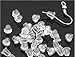ArRord Clear Earring Back Rubber Bullet Clutch Earring Safety Earring Backs 1000pcs