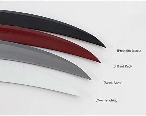 New Rear Trunk Wing Lip Space Spoiler for Hyundai Elantra 2011-2015 (Phantom Black)