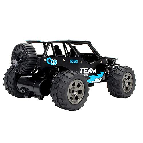 Ranoff 1:18 Remote Control Off Road RC RTR Four-Wheel Drive 2WD Racing Car Truck Off-Road Buggy Toys Toy Gifts (Black) - Thumbnail 4