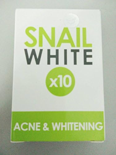Snail White Acne &amp; Whitening Plus Super Fast 10 as whitening soap Helps repair facial skin, reduce acne, dark spots ,tatal 1 pcs. x 70 g by Teelek