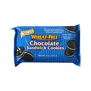 Amazon.com: Mi-Del Gluten Free Chocolate Sandwich Cookies, 8-Ounce ...