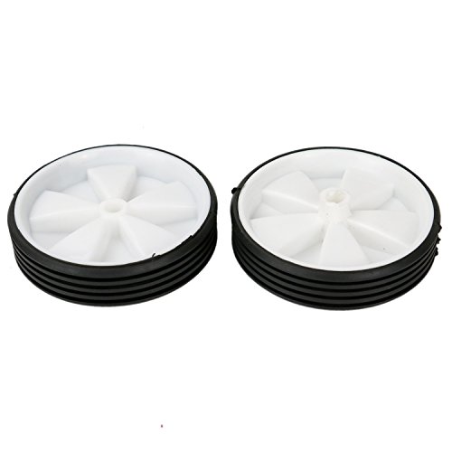 Vumdua 1 Pair Kids Bike Spotter Stabiliser Training Replacement Wheels for 12-20 Inch Bicycle White