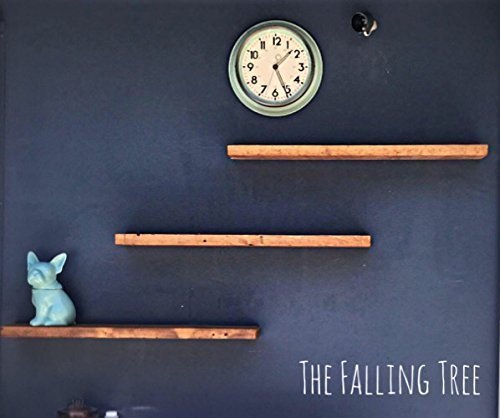 SINGLE Floating shelf hardware included! by The Falling Tree! 5.5"D2"H36"W Handmade, real Wood and Available in Walnut or Dark Walnut