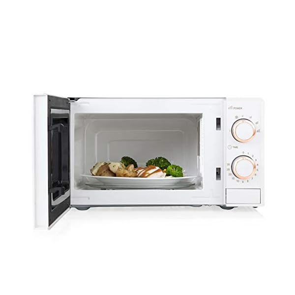 Tower-T24029WRG-Manual-Solo-Microwave-with-4-Power-Levels-30-Minute-Timer-Defrost-Function-700-W-17-Litre-White-and-Rose-Gold Tower T24029WRG Linear Manual Solo Microwave with 4 Power Levels, 30 Minute Timer, Defrost Function, 700W, 17 Litre…