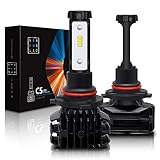 SiriusLED 9005 LED Fanless Headlight Bulb High beam CSP Chip Compact design 6000k White Conversion Kit pack of 2