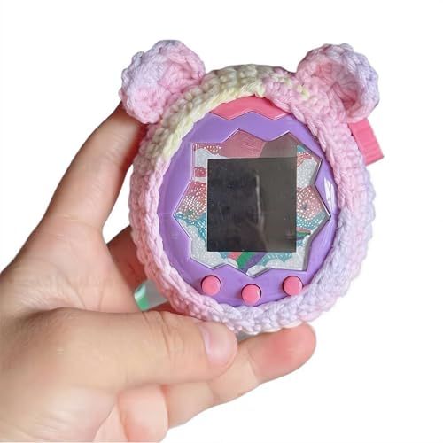 Case for Tamagotchi Paradise Cover Hand-Knitted Yarn Protective | Scratch & Shock Protection | Cute Animal | Fruit Style Design (Style D)