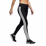 adidas Womens 3 Stripe Active Tights Black X-Large
