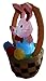 4 ft. Airblown Inflatable Easter Bunny with Eggs and Basket - Yard Decoration