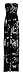 Forever Women's Sweetheart Graphic Strapless Long Maxi Dress, Tie Dye Black/Beige, 18/20 Plus