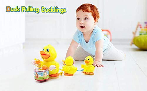 image for Lydaz Musical Duck Toy, Electric Walking Duck Car Toys, Bump and Go Ac