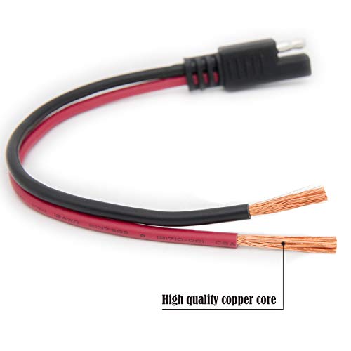 12 Gauge 2 Pin Quick Disconnect Wire Harness SAE Connector Bullet Lead