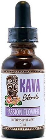 Happy Kava Brand Kava and Passion Flower Liquid Extract Tincture 6% Kavalactone | Kava Kava Root with Calming Passion Flower Drops | Herbal Supplement for Healthy Sleep 1 oz