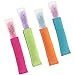 HaiMay 40 Pieces Reusable Popsicle Holders Popsicle Bags Freezer Ice Pop Sleeves Antifreezing Ice Pop Holders, 10 Colors