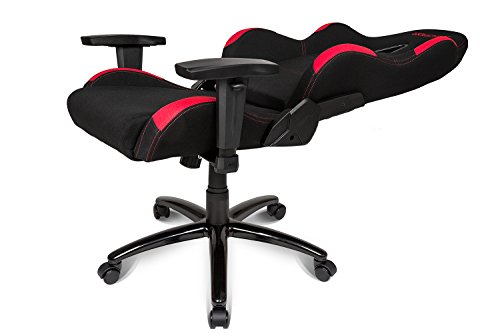 AKRacing K-7 Series Premium Gaming Chair with High Backrest, Recliner, Swivel, Tilt, Rocker and Seat Height Adjustment Mechanisms with 5/10 warranty (Red)