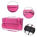 Samaz 80 Slots Marker Carrying Bag Marker Case for Primascolor Marker and Copic Marker (Rose Red)