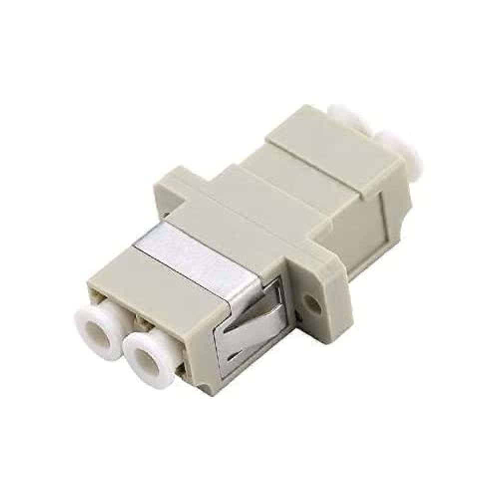 Elfcam Fiber Optic Adapter and Coupler LC/UPC to LC/UPC Multimode Duplex, 5PCS
