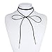 Sexy Sparkles Velvet Choker Necklace for Women Girls Gothic Choker Bolo Tie Chokers (A: 4 Pcs Set)