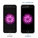 TURATA iPhone 8 7 6S 6 Screen Protector 0.3MM 9H 3D Full Coverage Tempered Glass Screen Cover with Bubble Free Anti-Fingerprint and Oil Stain for iPhone 8 7 6S 6 (Black)