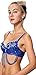 Pole Dance Bra Top 32B-34A-34B Royal Blue