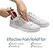 Silicone Gel Heel Cups, Shoe Inserts Silica Gel Pads Insole for Plantar Fasciitis, Bone Spurs Pain Relief, Sore Heel Pain, Achilles Pain and Foot Care (Red Women's 4.5-8.5)