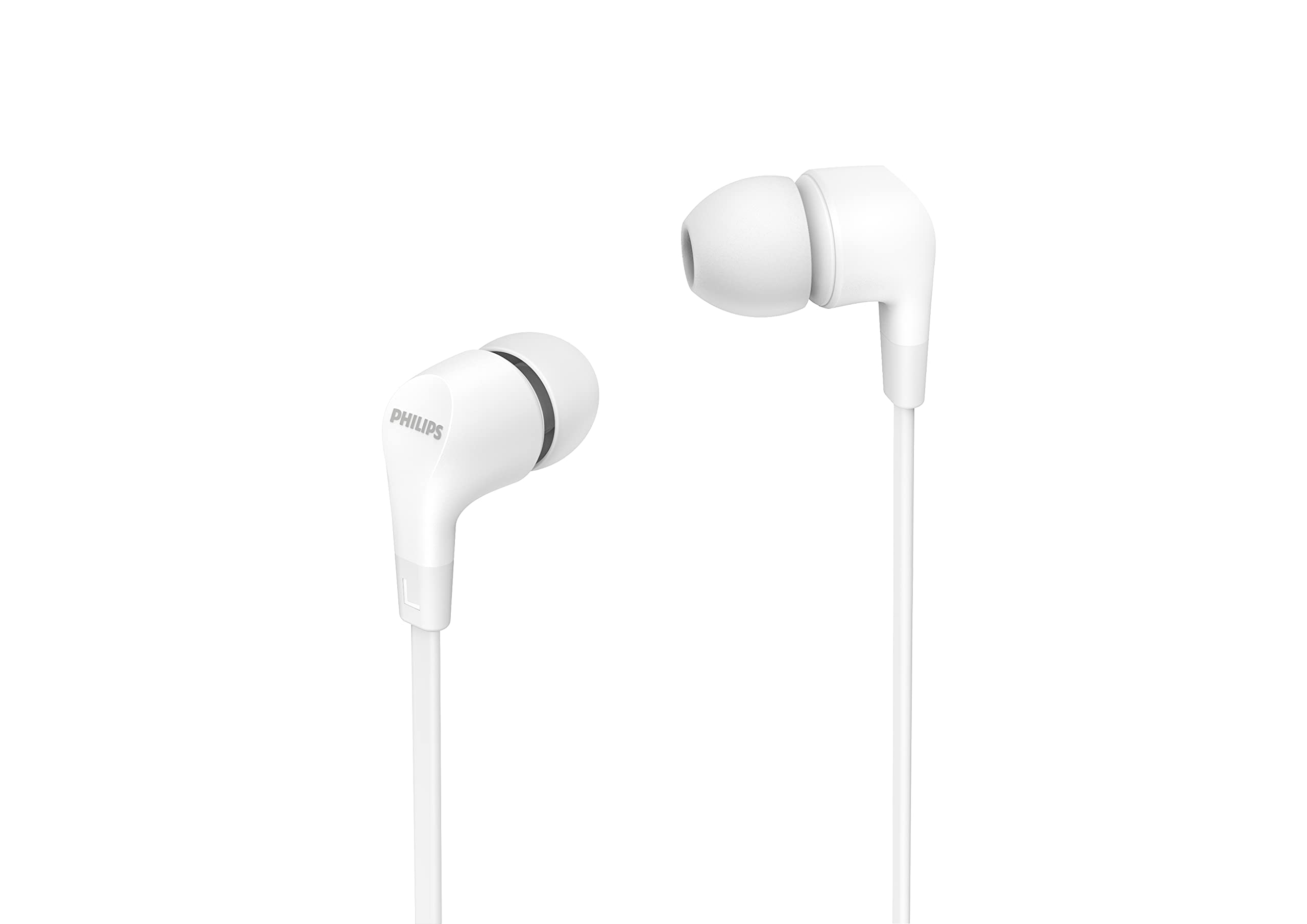 Philips E1105WT HiFi In-Ear headphones In-ear Volume control White