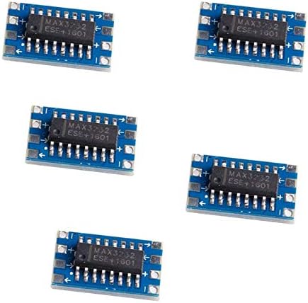 ArgoBar 5Pcs RS232 To TTL MAX3232 Converter Adaptor Module Serial Port Mini Board Performance Portable Size