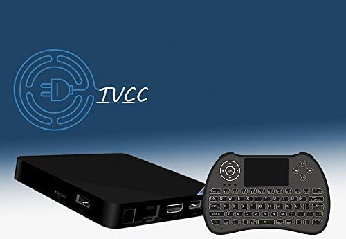 TVCC Mini M8S II with i9 Android Powered Mini Computer Amlogic S905X Cortex-A53 Quad Core 2GB/16GB 4K HD 100Mbps LAN 2.4G WIFI