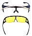 Bestum Headlight Night Vision Driving Glasses Wraparounds Polarized Sunglasses