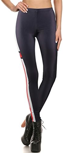 Fashion Black Red Solid Leggings Women Slim Simple 3D Printing Women Bottoms Sexy Fitness Mujer Skinny Pants KDK1243 L