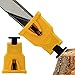 Weite Portable Proprietary Chainsaw Saw Chain Sharpener Fast-Sharpening Stone Grinder Tools (Yellow)