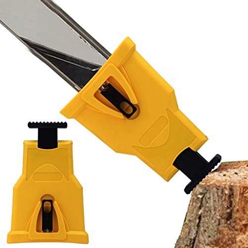 Weite Portable Proprietary Chainsaw Saw Chain Sharpener Fast-Sharpening Stone Grinder Tools (Yellow)