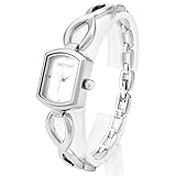 Wrist Watch Dictac Female Analog Silver Chain Casual Dress Watch