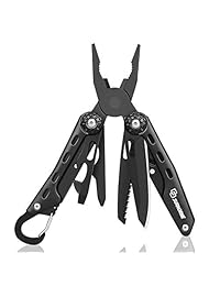 SURNORME Multi Cuchillo 10 en 1 de acero inoxidable Plegable Bolsillo Multiherramienta Alicates Multi Herramienta con Hoja para Exterior Supervivencia Senderismo Camping Caza